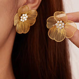 Eternal Bloom Ohrstecker Gold