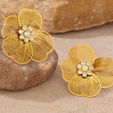 Eternal Bloom Ohrstecker Gold