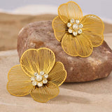 Eternal Bloom Ohrstecker Gold