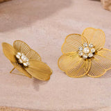 Eternal Bloom Ohrstecker Gold