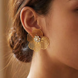 Eternal Bloom Ohrstecker Gold