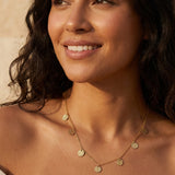 Hammer Coin Necklace Gold