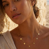 Hammer Coin Necklace Gold