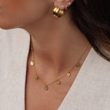 Marteau Coin Collier Or
