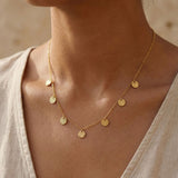 Hammer Coin Necklace Gold