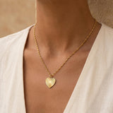 Collier Pendentif Coeur Or