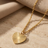 Collier Pendentif Coeur Or