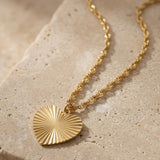 Collier Pendentif Coeur Or