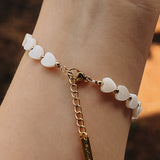 Heart To Heart Bracelet Gold