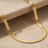 Collier Chevrons Doré