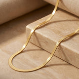 Collier Chevrons Doré