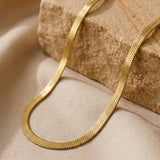 Collier Chevrons Doré