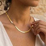 Collier Chevrons Doré