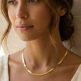 Collier Chevrons Doré