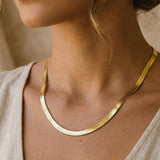 Collier Chevrons Doré