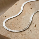 Herringbone Necklace Silber