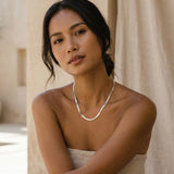 Herringbone Necklace Silber