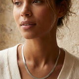 Herringbone Necklace Silber