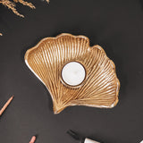 Teelichthalter Ginkgo