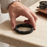 Bracelet Pierre de Lave Noir