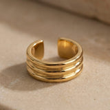 Layered Earcuff Gold