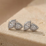 Boucles d'Oreilles Créoles Martelée Or Moyen