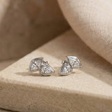 Boucles d'Oreilles Créoles Martelée Or Moyen