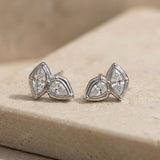 Boucles d'Oreilles Créoles Martelée Or Moyen