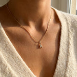 Letter Necklace Gold