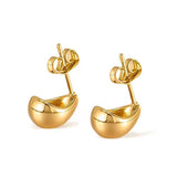 Mini Drop Ohrstecker Gold