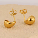 Mini Drop Ohrstecker Gold