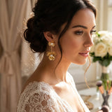 Orchid Bloom Ohrstecker Gold