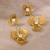 Orchid Bloom Ohrstecker Gold