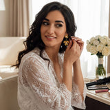 Orchid Bloom Ohrstecker Gold