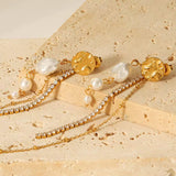 Pearl Allure Ohrstecker Gold