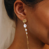 Pearl Allure Ohrstecker Gold