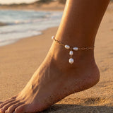 Bracelet de Cheville Grand Trombone Argent