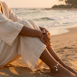 Bracelet de Cheville Grand Trombone Argent