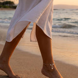 Bracelet de Cheville Grand Trombone Argent