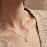 Collier Pendentif Soleil Argent