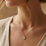 Collier Pendentif Soleil Argent