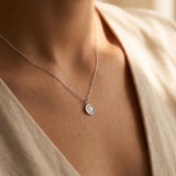 Collier Pendentif Soleil Argent