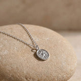 Collier Pendentif Soleil Argent