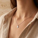 Collier Pendentif Soleil Argent