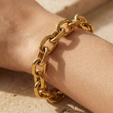 Rolo Chain Bracelet Gold
