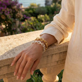 Rolo Chain Bracelet Silber