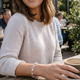 Rolo Chain Bracelet Silber