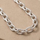 Rolo Chain Necklace Silber