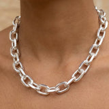 Rolo Chain Necklace Silber