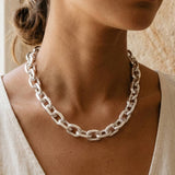 Rolo Chain Necklace Silber